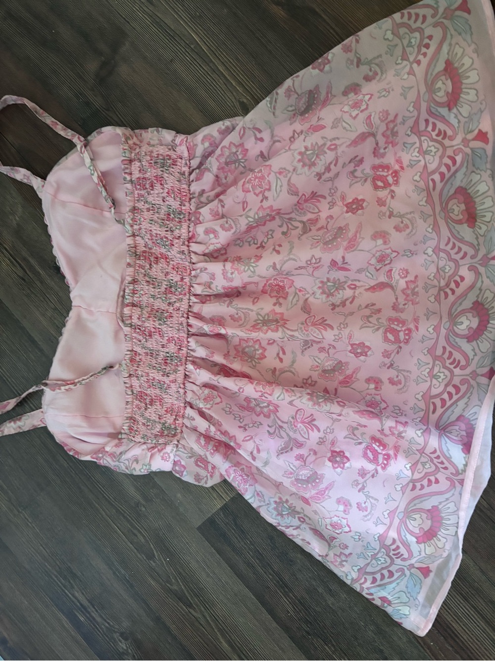 Hollister Pink floral babydoll top - Picture 3 of 3